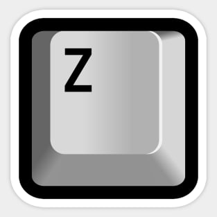 Z Key Sticker